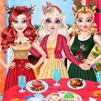 Princess Perfect Christmas Party Prep екранна снимка на играта