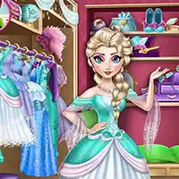 ហ្គេមតុបតែងខ្លួនរបស់ Disney Frozen Princess Elsa