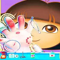 Dora Hand Doctor Вясёлыя Гульні Для Дзяўчынак Онлайн