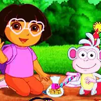 Dora Kids Puzzle snímek obrazovky hry