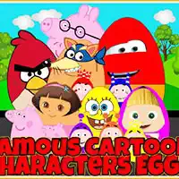 Ünlü Çizgi Film Karakterleri Yumurta