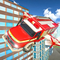Létající Hasičské Auto Řidič Sim