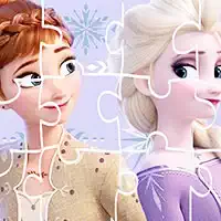 Frozen Sister Jigsaw game screenshot