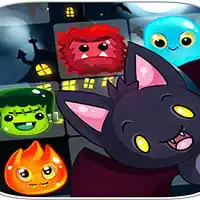 Happy Halloween Monstres Witch - Match 3 Puzzle скріншот гри