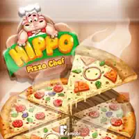 Шэф-Кухар Hippo Pizza скрыншот гульні