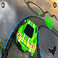 Гульня Impossible Tracks Stunt Car Racing 3D скрыншот гульні