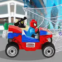 Lego Spiderman Adventure captură de ecran a jocului