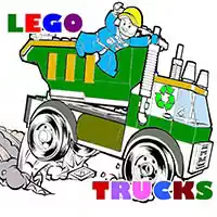 Размалёўка Lego Trucks