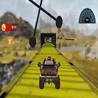 मेगा लेवल कार स्टंट इम्पॉसिबल ट्रैक गेम खेल का स्क्रीनशॉट