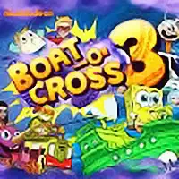 Nickelodeon: Boat-O-Cross 3 скрыншот гульні