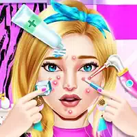 Salon Kosmetyczny Leczenia Pryszczy zrzut ekranu gry