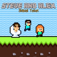 Toaleta Steve A Alex Skibidi snímek obrazovky hry