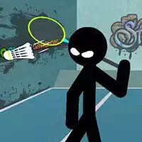 Stokfiguur Badminton 3