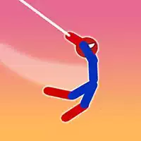 Super Hero Flip: Spider Stickman Hook скріншот гри