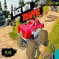 Ultimate Montertruck Race Com Traffic 3D