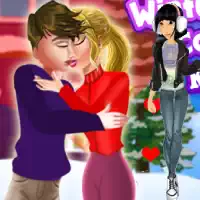Гра «Зимові Поцілунки Пар». скріншот гри