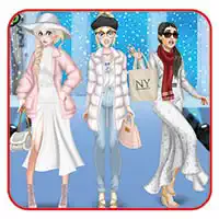 Winter White Outfits Dress Up Game