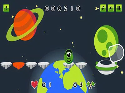Wśród Kosmicznej Ucieczki zrzut ekranu gry