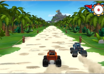 Blaze: Závod Dračích Ostrovů snímek obrazovky hry