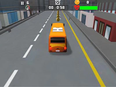 Автобус Тұрағы 3D ойын скриншоты
