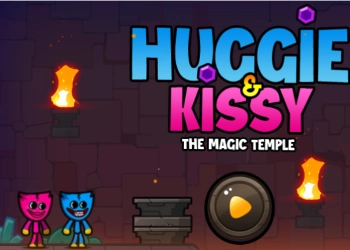 Huggie & Kissy Det Magiske Tempel skærmbillede af spillet