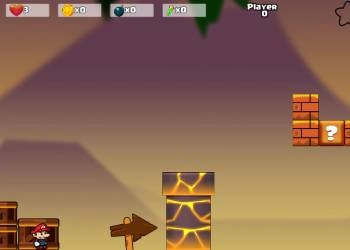 Mario World 2 game screenshot