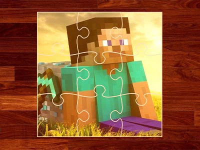 Minecraft Puzzle Time скрыншот гульні