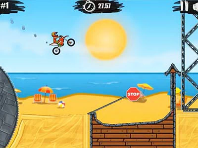 Moto X3M schermafbeelding van het spel