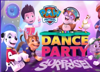 Paw Patrol: Dance Party Surprise skærmbillede af spillet