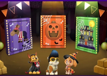 Paw Patrol: Halloween Puzzle Party game screenshot