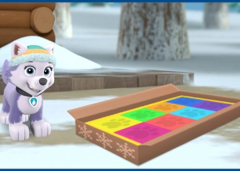 Paw Patrol: Snow Day Math Moves captură de ecran a jocului