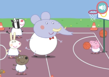Basketboll Peppa Pig pamje nga ekrani i lojës