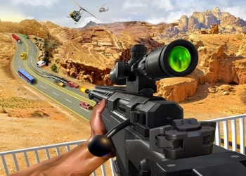 Combate De Atirador 3D captura de tela do jogo