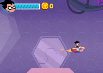 Teen Titan Go: Aanval Van De Drones schermafbeelding van het spel
