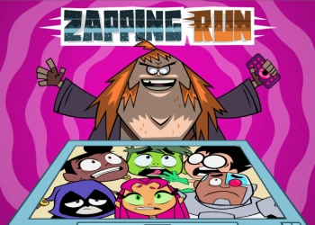 Teen Titans Go: Zapping Run екранна снимка на играта