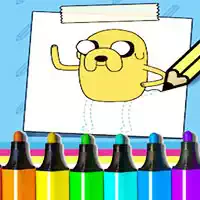 adventure_time_how_to_draw_jake 游戏