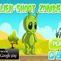Alien Shoot Zombies скрыншот гульні