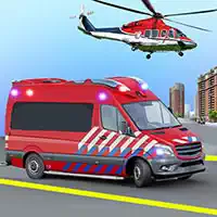 Game Penyelamatan Ambulans Helikopter Ambulans