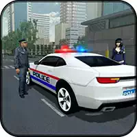 Lojë Amerikane E Drejtimit Të Makinës Së Shpejtë Të Policisë 3D