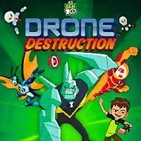 Ben 10 Drooni Hävitamine mängu ekraanipilt