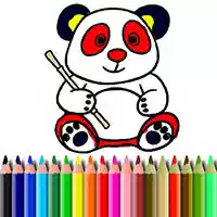 Размалёўка Bts Panda скрыншот гульні