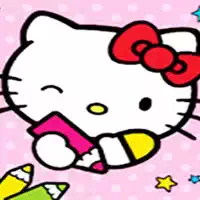 Warna & Cat Dengan Angka Dengan Hello Kitty