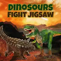 恐竜と戦うジグソー