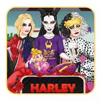 ჩაცმის თამაში: Harley And Bff Pj Party