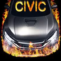 Fast And Drift Civic скрыншот гульні