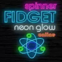 Fidget Spinner Neon Glow Online schermafbeelding van het spel