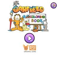 Cartea De Colorat Garfield
