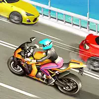 公路骑士摩托车赛车手 3D