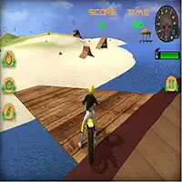 ហ្គេម Moto Beach Jumping Simulator រូបថតអេក្រង់ហ្គេម