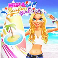 Nina - Surfer Girl скрыншот гульні